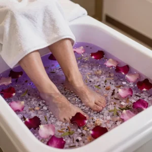 SPA pedikúra s masáží a peelingem